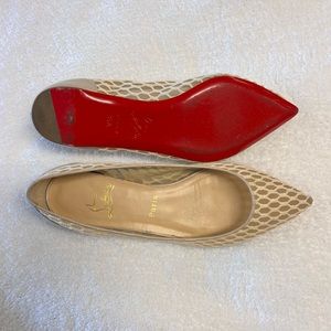 Christian Louboutin Cage mesh flats Size 36.5